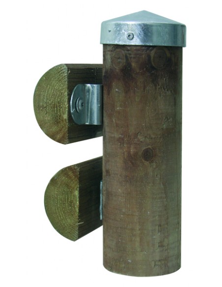 Capuchón para poste de madera dia. 10
