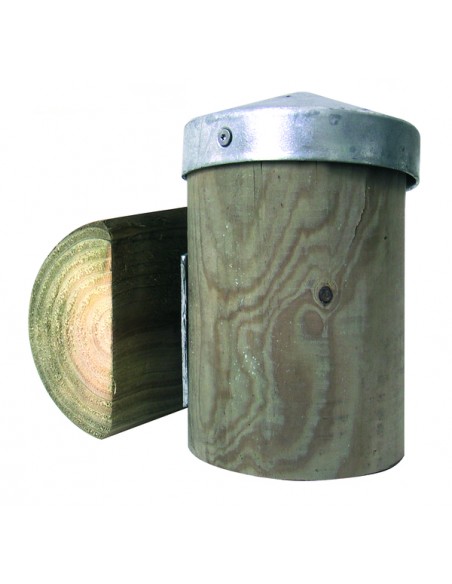 Capuchón para poste de madera Dia. 8