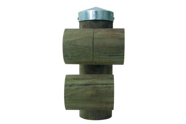 Capuchón para poste de madera Dia. 8