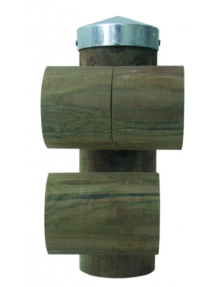Capuchón para poste de madera Dia. 8