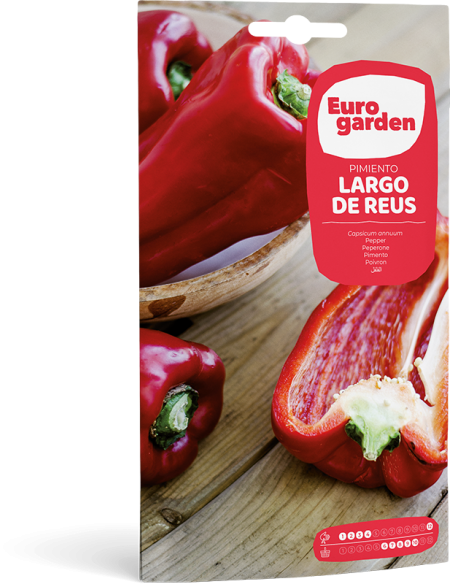 EUROGARDEN - Semillas de Pimiento Largo de Reus