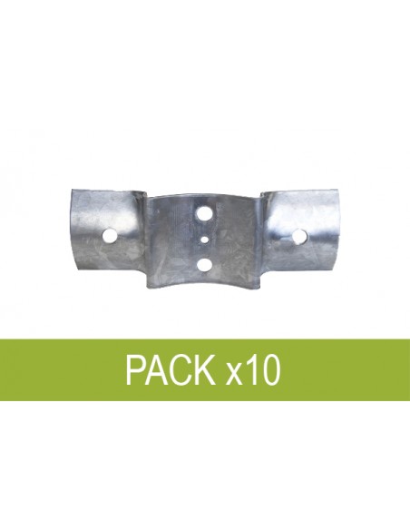 PACK x10 Abrazadera Tejana - Tornillería Incluida