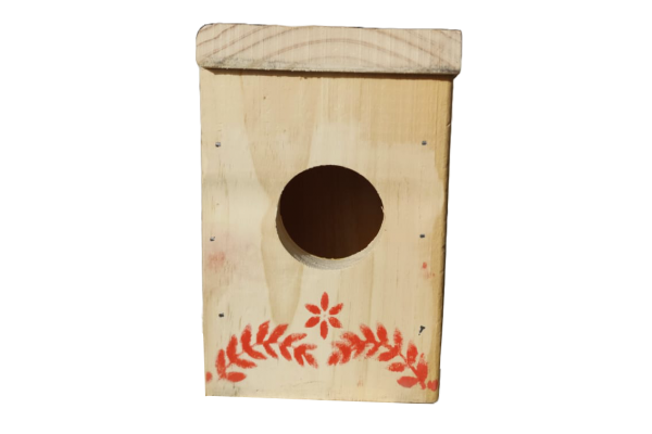 Nido de Madera para Pájaros de Pino...