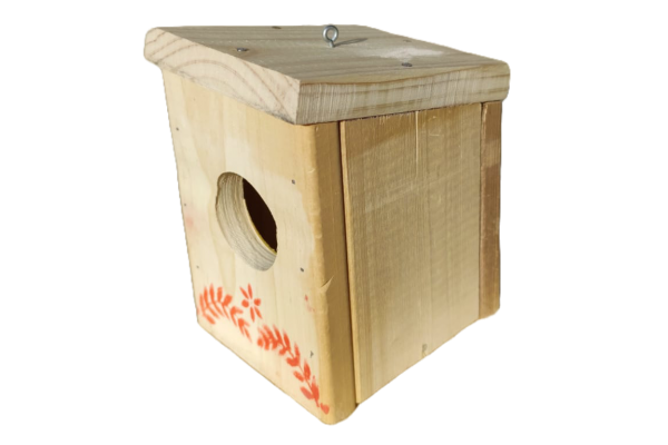 Nido de Madera para Pájaros de Pino...