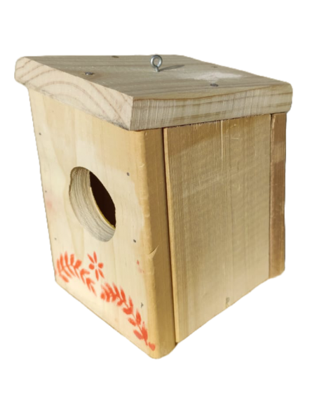 Nido de Madera para Pájaros de Pino Macizo – 3 Diseños