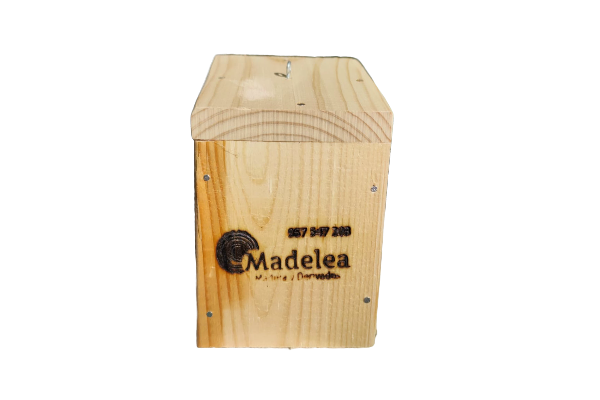 Nido de Madera para Pájaros de Pino...