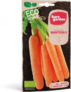 EUROGARDEN - Semilla Eco Zanahoria Nantesa 5